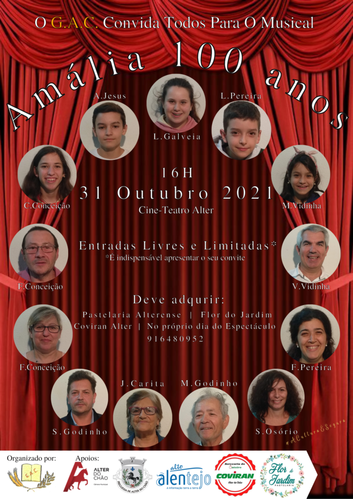 Cartaz Amália 100 anos